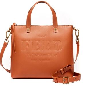 FEED Projects, Eleanor Crossbody Bag in rich russet leather 🤎
